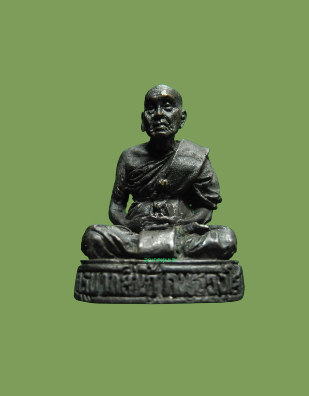 รูปหล่อครูบากลิ่นกู้  วัดบ้านไร่ข่วงเปาชัย รุ่นแรก