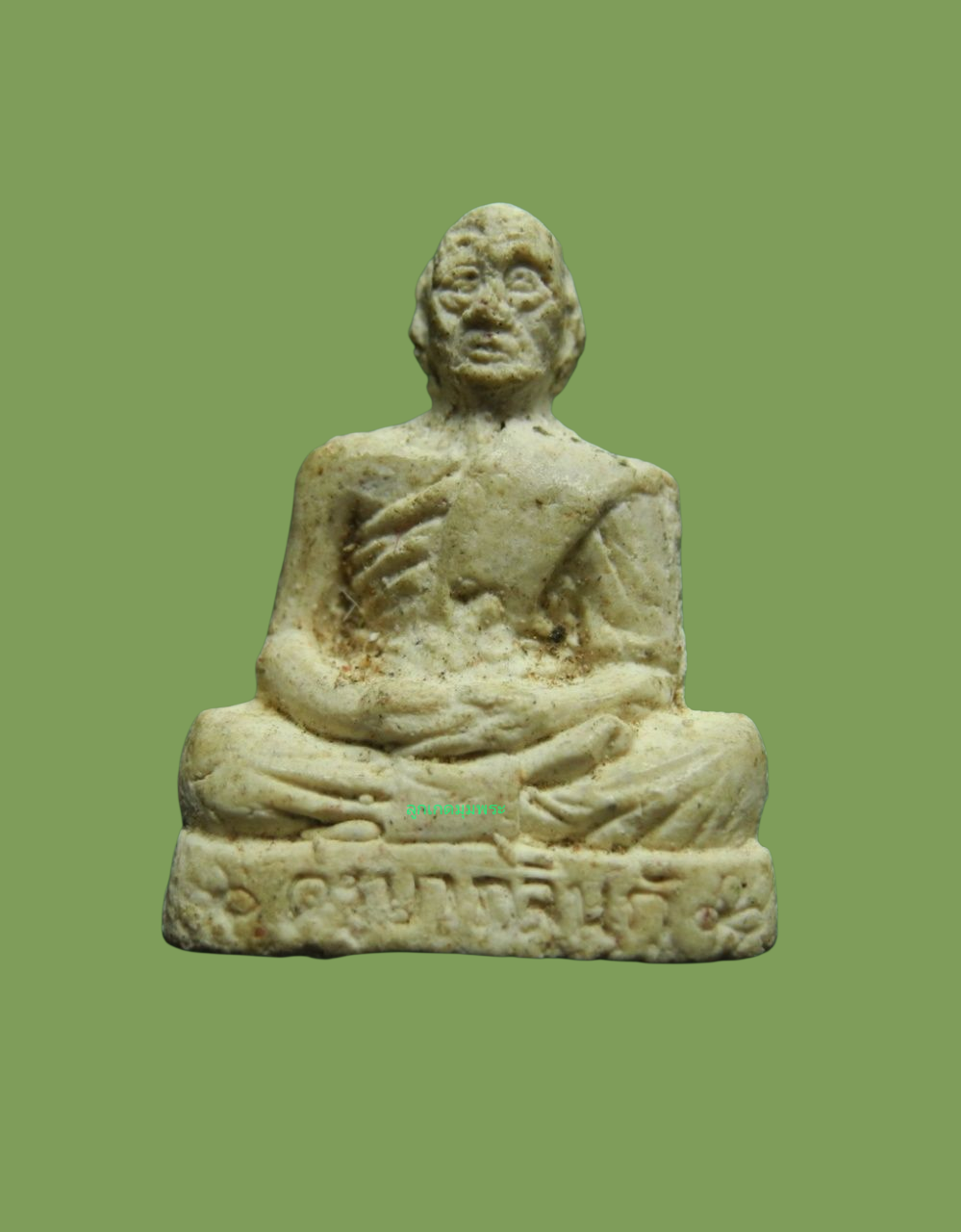 รูปหล่อเนื้อผงครูบากลิ่นกู้  วัดบ้านไร่ข่วงเปาชัย 